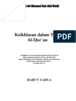 Harun Yahya - Keikhlasan Dalam Telaah Al-Quran