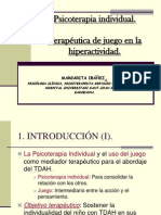 Psicoterapia Individual Terapeutica de Juego en La Hiperactividad