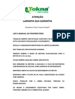 02 Manual Rocadeira Tekna Rl260tky Rl330tky Rld330tky Rl430tky