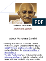 Mahatma Gandhi - Culture 3 & 4
