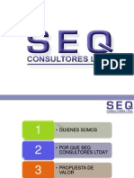 Presentacion Comercial de Seq Consultores Ltda