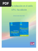 Guía a la redacción en el estilo APA 6ta edición