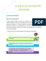 Teorías para la formación docente