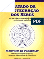 Pasqually Martinez Tratado Da Reintegracao Dos Seres Portugues