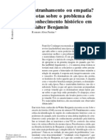 Walter Benjamin. História e estranhamento. Revista Artefilosofia. Nr 01. Romero Freitas.pdf