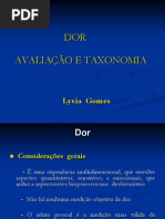 dor avaliaçao e taxonomia
