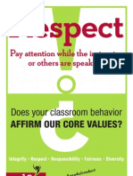 Pay Attention While The Instructor or Others Are Speaking.: Affirm Our Core Values?