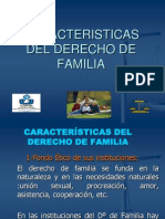 Caracteristicas Del Derecho de Familia