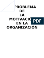 La Motivación en La Organización