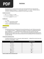 Verb Forms: Stem Form