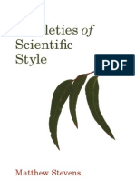 Stevens Subtleties of Scientific Style