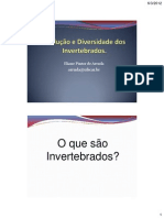 Diversidade e evolução dos invertebrados