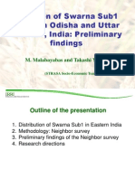 Diffusion of Swarna Sub1 seeds in Odisha and Uttar Pradesh, India Preliminary findings