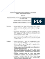 Permenkes No. 949 Tahun 2004 - Pedoman Penyelenggaraan Sistem Kewaspadaan Dini Kejadian Luar Biasa