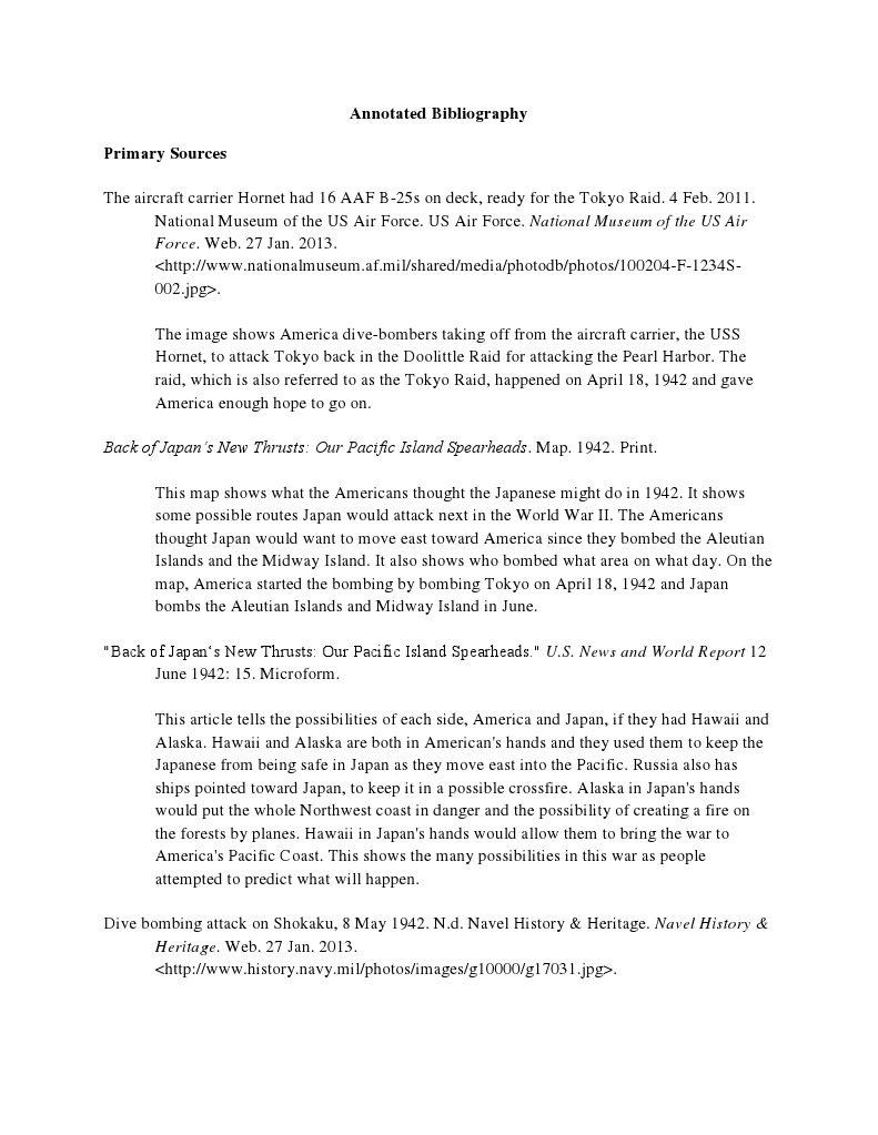 4th Annotated Bibliography Battle Of Midway Attack On Pearl Harbor