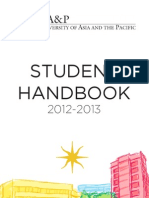 Student Handbook 2013