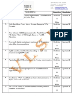 IEEE VLSI TITLES 2012