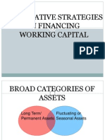 Alternative Strategies in Financing Working Capital