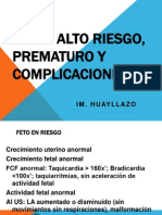 RN de Alto Riesgo, Prematuro y Complicaciones
