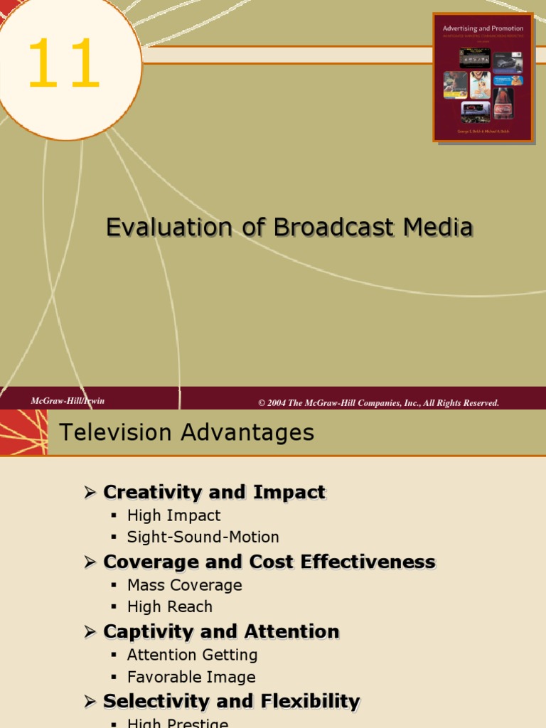 Evaluation of Broadcast Media: Mcgraw-Hill/Irwin © 2004 The Mcgraw-Hill ...