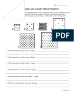 Mass Volume Density Relationship