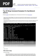 Top 30 Nmap Command Examples