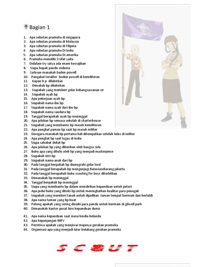 Bank Soal Pramuka