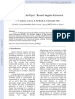 A New Design For Equal Channel Angular Extrusion: J.-P. Mathieu, S. Suwas, A. Eberhardt, L.S. Tóth and P. Moll