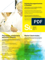 Visby Program for Master Students, PhD, Postdocs