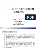 Gestión de Riesgos en Mineria