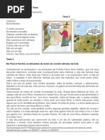 Proposta de Produção de Texto 8° ano integrada