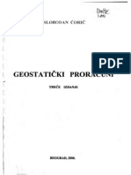 Geostaticki Proracuni - Slobodan Coric