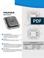 Tapa Valvula Tipo Comun