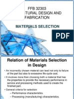 FFB 32303 Structural Design and Fabrication: Materials Selection