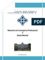 Maestría en Consejería Profesional Y Salud Mental: San Antonio, Texas