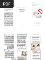 Folheto Metodos Contracetivos