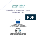 2008 - Monitoring of International Trade in Ornamental Fish - Consultation Paper