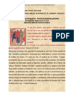 Parabola Drahmei Pierdute (Luca 15,8-10) - Exegeza de Text