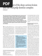 Download Management of the deep carious lesionand the vital pulp dentine complex by Hashem Motahir Ali Al-Shamiri SN122622014 doc pdf