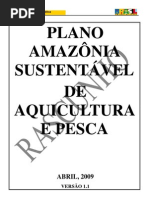 2009 - Plano Amazônia sustentável de Aquicultura e Pesca