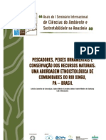 2010 - Pescadores, Peixes e Conservação Dos Recursos Naturais - Uma Abordagem Etnoictiológica de Comunidades Do Rio Xingu