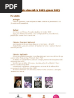 Novetats desembre 2012