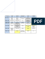 Horario 1º Primaria PDF