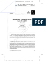 Short Selling the Impact of Rule 201 of 2010 Jain_Jain_Mcinish2012