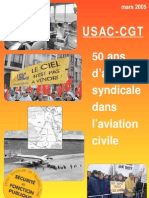 USAC-CGT: 50 Ans D'activité Syndicale Dans L'aviation Civile