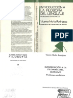 Muñiz Rodriguez Vicente Introducción A La Filosofía Del Lenguaje Cap.1-2 y 6 Blibliografia e Indice Comprimido y Ocr