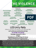 LES Unity Rally - Jan 31, 2013