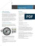 Zenoss Core Datasheet PDF