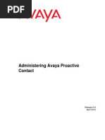 Administering Avaya Proactive Contact