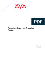 Administering Avaya Proactive Contact